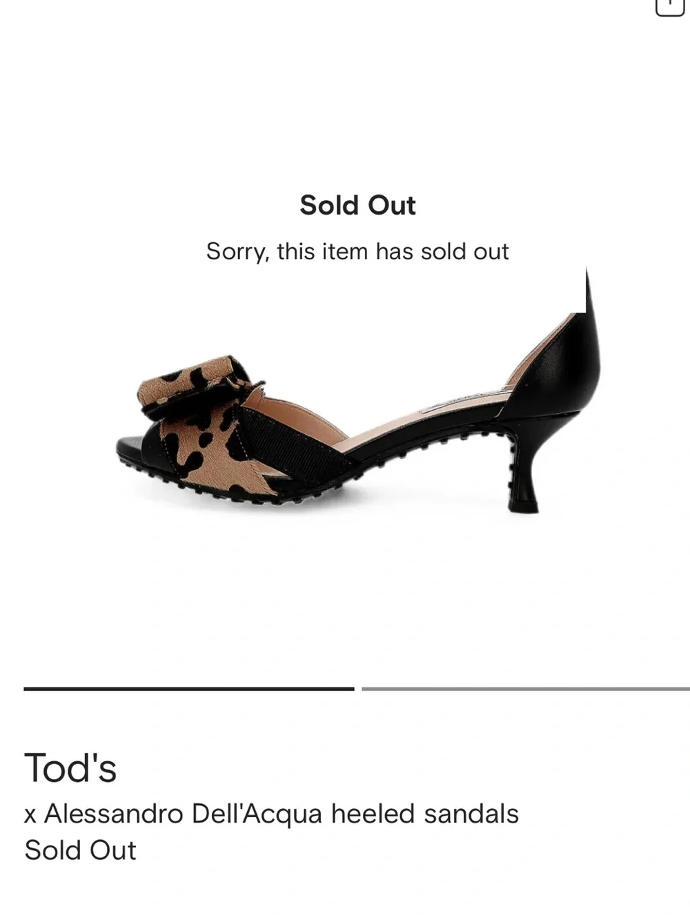 Tod's × Alessandro Dell'Acqua heeled sandals